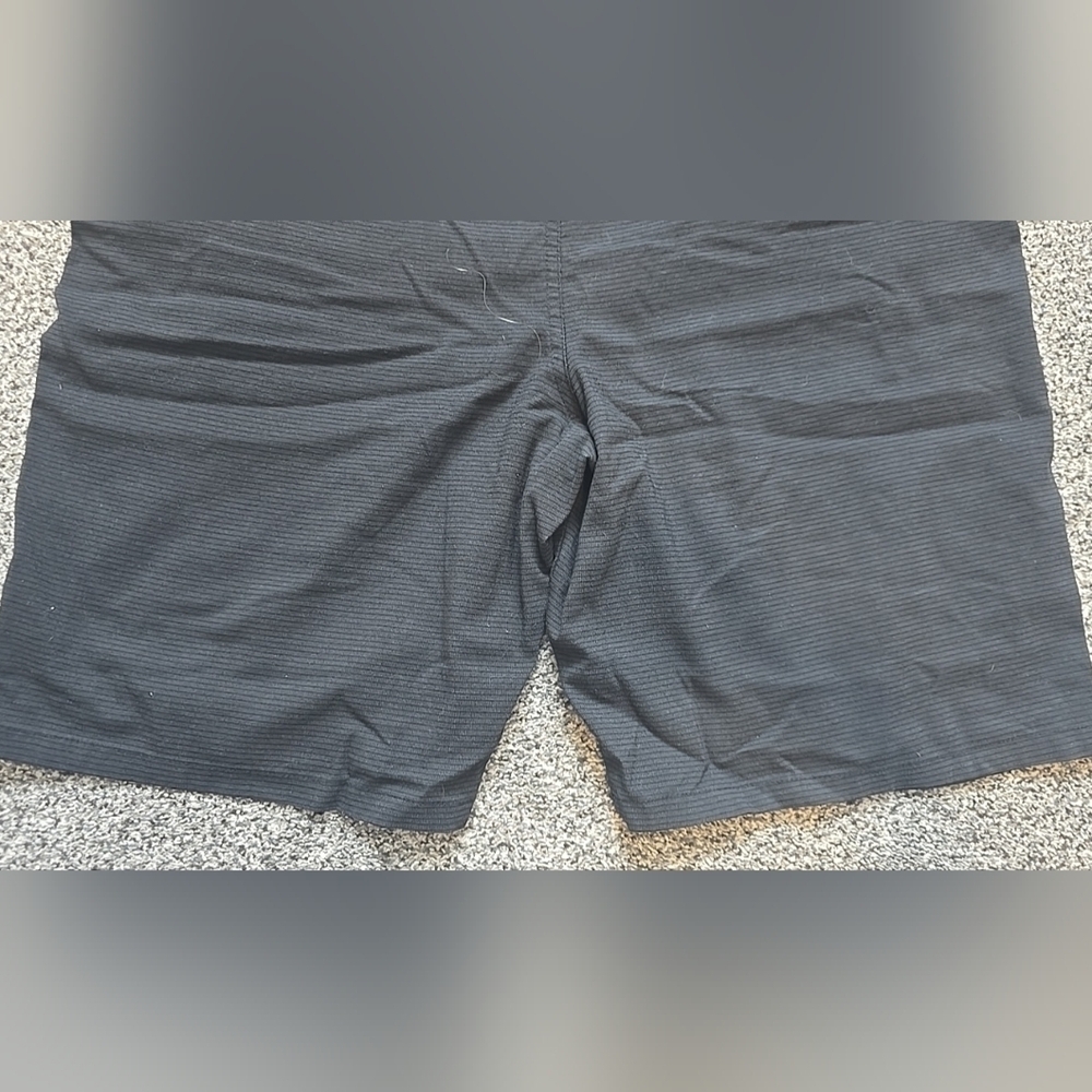 Hang Ten Chino shorts lightweight hybrid walkshorts Mens 38 Black - Picture 7 of 11